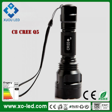 18650 Battery Ultrafire C8 CREE Q5 LED Rechargeable Torch Light
